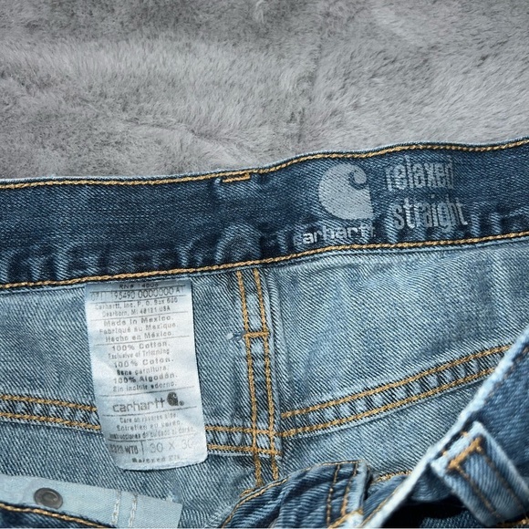 Carhartt diy cut off denim jean shorts size mens 30 - Picture 5 of 6